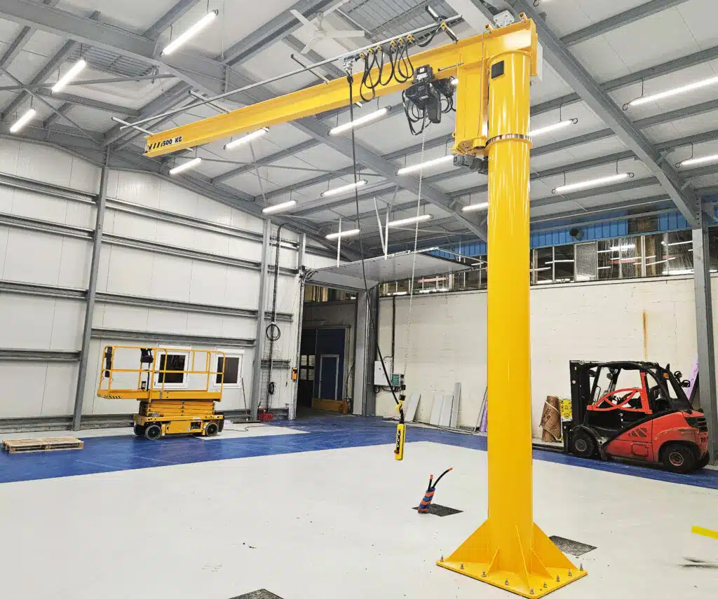 Montage potence 360 degrés rotation electrique 500 Kg Ain