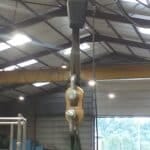 Test Mise en service Potence 250 KG et Palan électrique