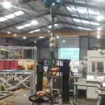 Test Mise en service Potence 250 KG et Palan électrique Ain
